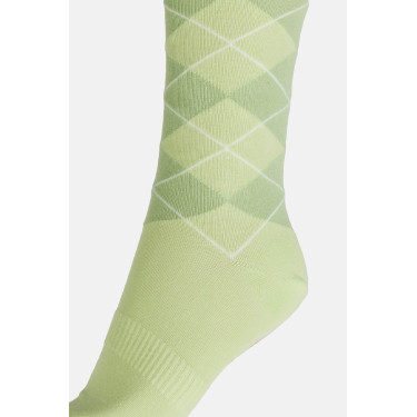 Meias Horze Holly argyle Jade branco