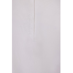 Polo de concurso B Vertigo Charlotta mulher de mangas curtas Branco / azul turquesa
