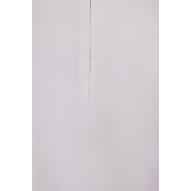 Polo de concurso B Vertigo Charlotta mulher de mangas curtas Branco / azul turquesa