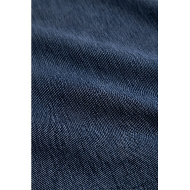 Camisa western feminina Horze Ulrika Azul denim