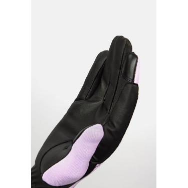 Luvas de equitação Horze Romy Geada de lavanda Rosa