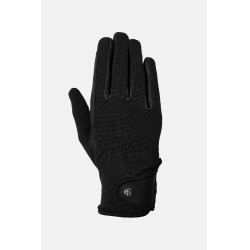 Luvas de equitação Horze Romy Preto Luvas de equitação Horze Romy Preto