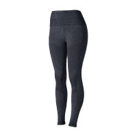 Legging de equitação Horze sem costuras com grip total em silicone Vanessa feminino Denim Azul