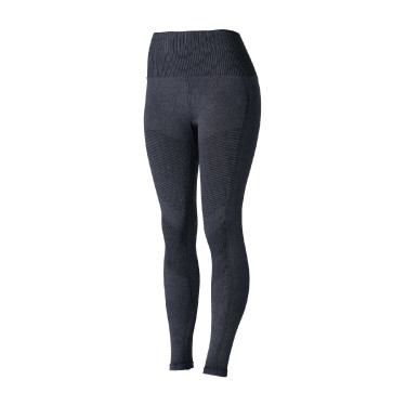 Legging de equitação Horze sem costuras com grip total em silicone Vanessa feminino Denim Azul