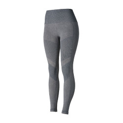 Legging de equitação Horze sem costuras com grip total em silicone Vanessa feminino Cinzento