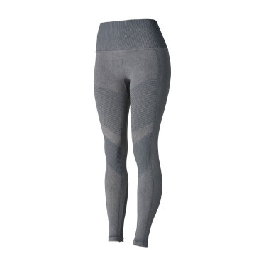 Legging de equitação Horze sem costuras com grip total em silicone Vanessa feminino Cinzento