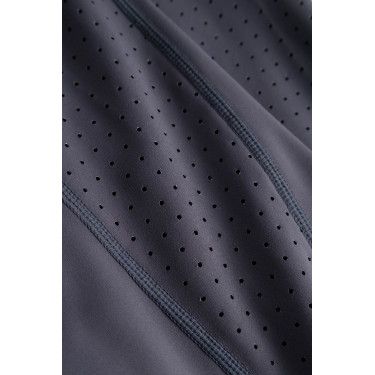 Legging de equitação Horze Vilma feminino com assento integral refrescante Odisseia marinha Azul-marinho