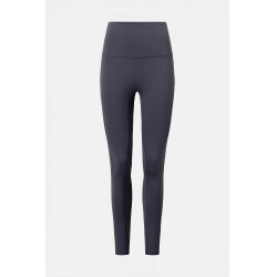 Legging de equitação Horze Vilma feminino com assento integral refrescante Odisseia marinha Azul-marinho