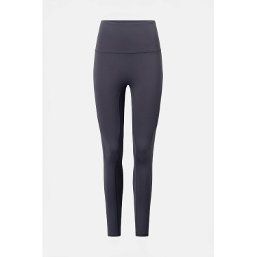 Legging de equitação Horze Vilma feminino com assento integral refrescante Odisseia marinha Azul-marinho