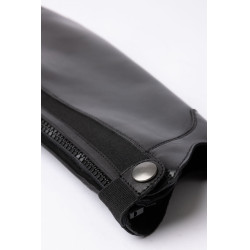 Mini-chaps B Vertigo elegantes em couro Preto
