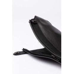 Mini-chaps B Vertigo elegantes em couro Preto