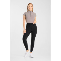 Calças de equitação B Vertigo Angela full grip feminino Beleza negra Preto