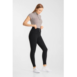 Calças de equitação B Vertigo Angela full grip feminino Beleza negra Preto