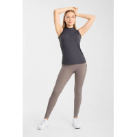 Camiseta de treino Emmie sem mangas Horze feminina com efeito cooling Odisseia marinha Azul-marinho