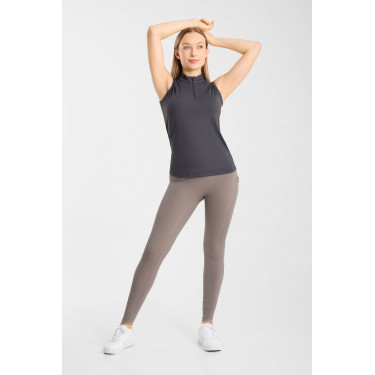 Camiseta de treino Emmie sem mangas Horze feminina com efeito cooling Odisseia marinha Azul-marinho