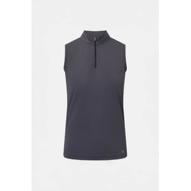 Camiseta de treino Emmie sem mangas Horze feminina com efeito cooling Odisseia marinha Azul-marinho