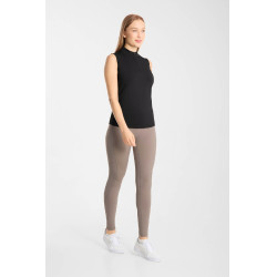 Camiseta de treino Emmie sem mangas Horze feminina com efeito cooling Preto