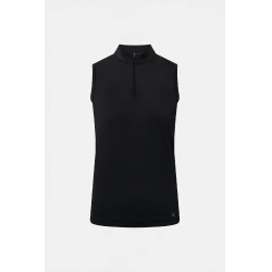 Camiseta de treino Emmie sem mangas Horze feminina com efeito cooling Preto