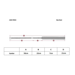 Cravache LeMieux Junior Pro Baton Preto