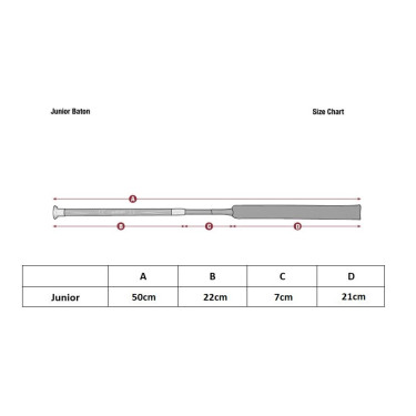 Cravache LeMieux Junior Pro Baton Preto