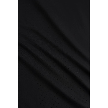 T-shirt de treino Horze Emmie feminino cooling de manga curta Preto