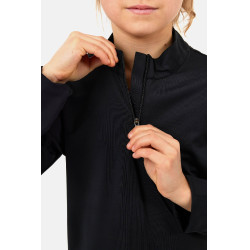 T-shirt de treino Horze Young Rider refrescante Emmie de manga comprida Preto