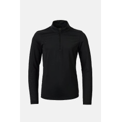 T-shirt de treino Horze Young Rider refrescante Emmie de manga comprida Preto