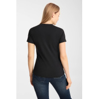 T-shirt Horze western Kathrin feminina Preto