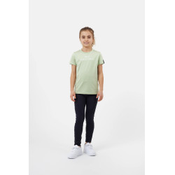T-shirt Horze Wilda Young Rider de manga curta Verde celadon