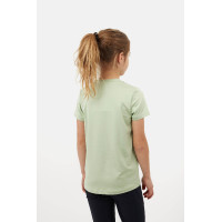 T-shirt Horze Wilda Young Rider de manga curta Verde celadon T-shirt Horze Wilda Young Rider de manga curta Verde celadon