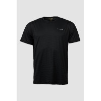 T-shirt técnico B Vertigo Mikael para homem Beleza negra Preto