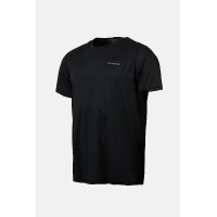 T-shirt técnico B Vertigo Mikael para homem Beleza negra Preto