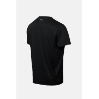 T-shirt técnico B Vertigo Mikael para homem Beleza negra Preto