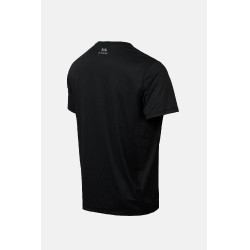 T-shirt técnico B Vertigo Mikael para homem Beleza negra Preto