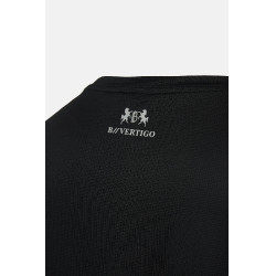 T-shirt técnico B Vertigo Mikael para homem Beleza negra Preto