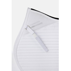 Manta de sela Horze unissex Symphony Branco / azul turquesa