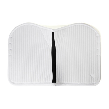 Manta de sela Horze unissex Symphony Branco / azul turquesa
