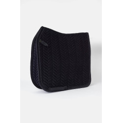 Manta de sela Horze Velvet Wave para dressage Odisseia marinha Azul-marinho