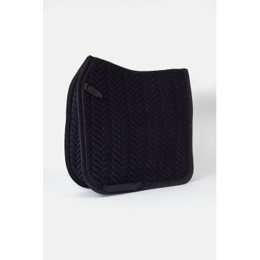 Manta de sela Horze Velvet Wave para dressage Odisseia marinha Azul-marinho