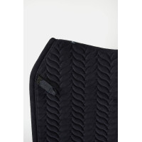 Manta de sela Horze Velvet Wave para dressage Odisseia marinha Azul-marinho