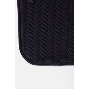 Manta de sela Horze Velvet Wave para dressage Odisseia marinha Azul-marinho