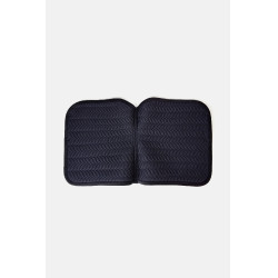 Manta de sela Horze Velvet Wave para dressage Odisseia marinha Azul-marinho