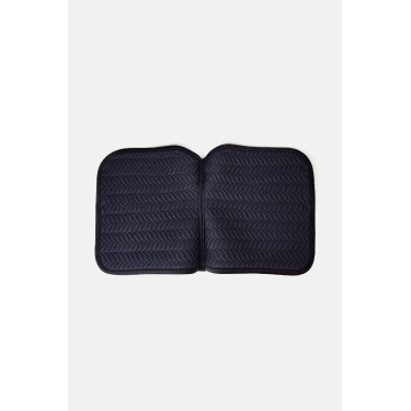 Manta de sela Horze Velvet Wave para dressage Odisseia marinha Azul-marinho