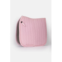 Manta de sela Horze Velvet Wave para dressage Rosa claro
