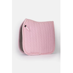 Manta de sela Horze Velvet Wave para dressage Rosa claro