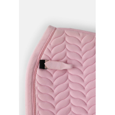 Manta de sela Horze Velvet Wave para dressage Rosa claro