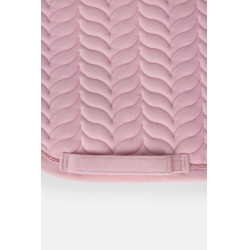 Manta de sela Horze Velvet Wave para dressage Rosa claro