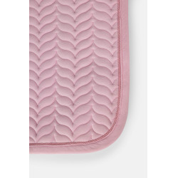 Manta de sela Horze Velvet Wave para dressage Rosa claro