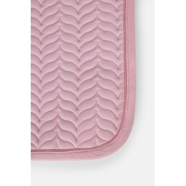 Manta de sela Horze Velvet Wave para dressage Rosa claro