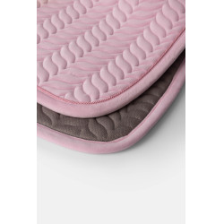 Manta de sela Horze Velvet Wave para dressage Rosa claro